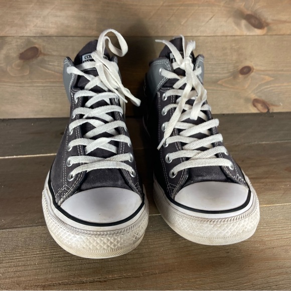 Converse all star street Mens size 11 shoes gray hightop comfort sneakers - Picture 5 of 8